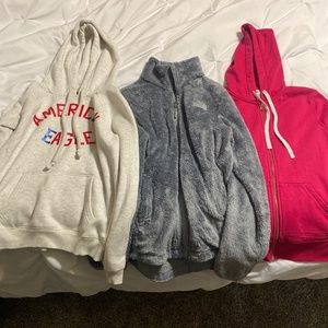 The North face, American Eagle, Old Navy size small